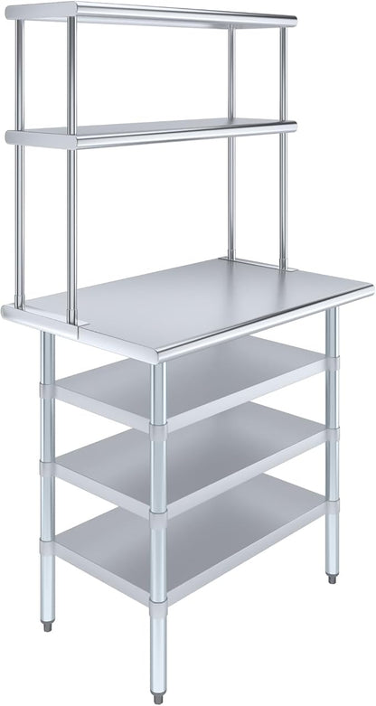 Amgood 24" x 36" Stainless Steel Work Table by AmGood