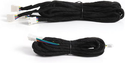 2PCS RGB Acrylic Interior Car LED Strip Light Extension Wire, which fit - Image 5