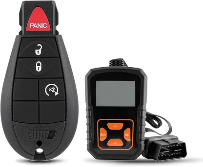 Car Key Fob Remote Replacement Kit Fits by ANGEWOZ