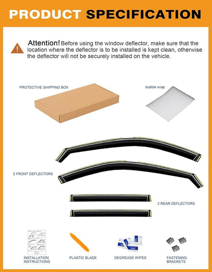 in-Channel Window Rain Guards Fit - Image 8