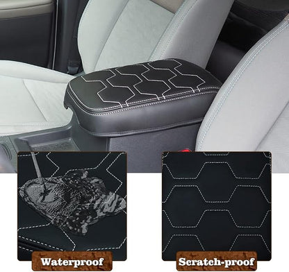 Muslogy for Frontier Center Console Pad Armrest Box Cover Vegan Leather Soft - Image 2