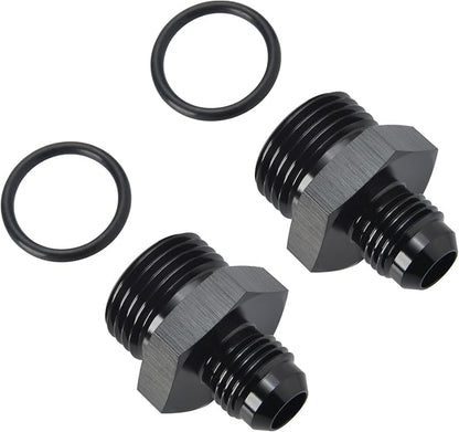 8AN Male Flare to 12AN 12 ORB O-ring Boss Fuel Rail Adapter Fitting Aluminum - Image 3