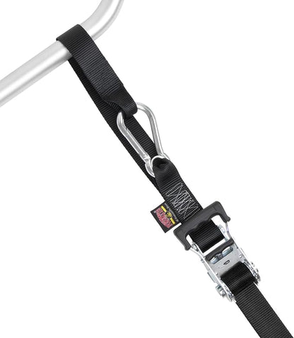 PowerTye - Made in USA - Extra Long Ratchet Tie Down Straps, Heavy Duty - Image 2