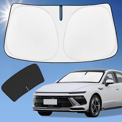 Sun Shade Sunshade for Hyundai Sonata 2020-2025 2026 Windshield Cover, 4-Layer by ZOIBVCARSUNSHADE