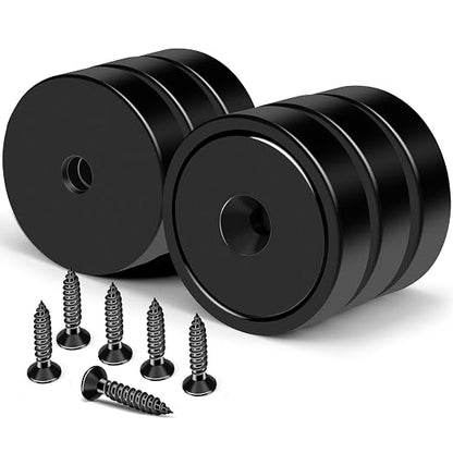 MIKEDE Heavy Duty Magnets with Hole, 150LB Strong Magnets, Rare Earth Magnet by MIKEDE