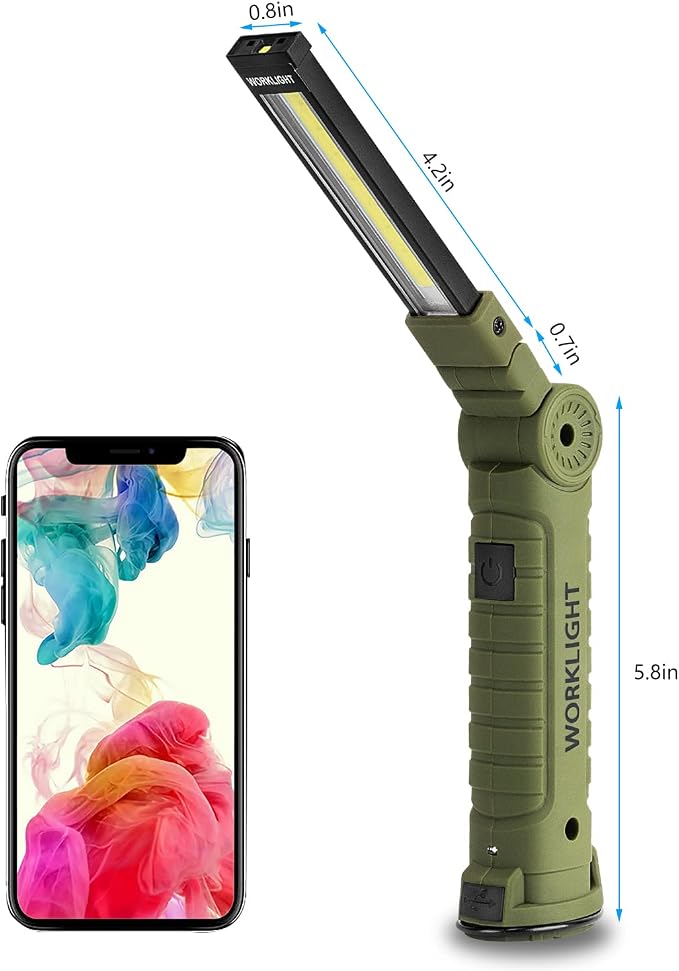3 Pack Rechargeable LED Work Lights - Image 6