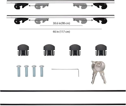 Amazon Basics Cross Rail Roof Rack, 52 inches, Fits up to 46" Spans between - Image 3