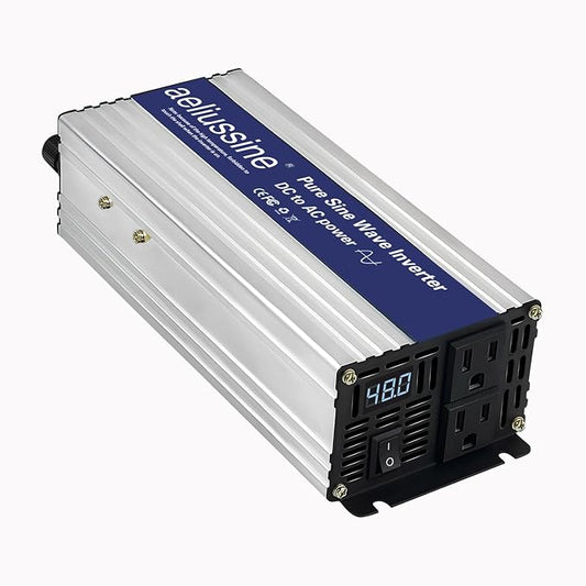 1000W Pure Sine Wave Inverter-48V DC to 110V 120V AC Power Converter by aeliussine