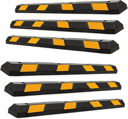 IRONMAX Parking Stopper for Garage, Heavy Duty Parking Block Garage Wheel Stop by IRONMAX