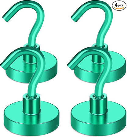 MIKEDE Magnetic Hooks, 40Lbs+ Heavy Duty Magnet Hooks by MIKEDE