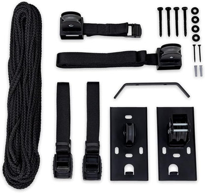 StoreYourBoard Ladder Storage Ceiling Pulley System, Garage Mount Hoist - Image 4