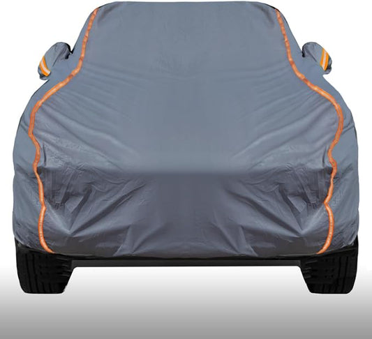 KEYOOG Universal Waterproof Heavy Weight Full Car Covers, Fit Pickup, All by KEYOOG