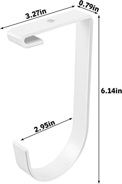 4-Pack Heavy Duty Add-On Flat Hook Accessory - Image 2