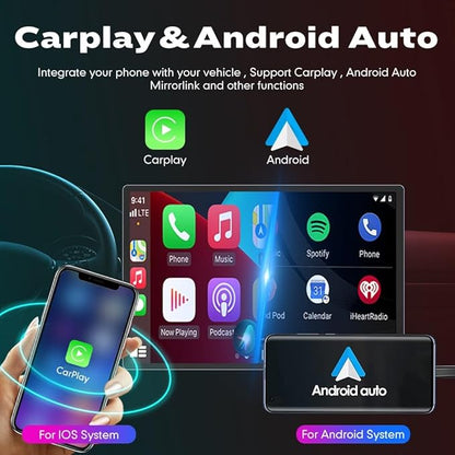 Kunfine Car CarPlay Android Auto Navigation Stereo GPS Radio Reverse Camera - Image 2