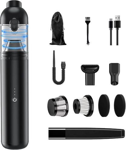 Car Vacuum Portable Cordless, 4-in-1 Handheld Vacuums Cordless, 000PA Strong by Akjbl