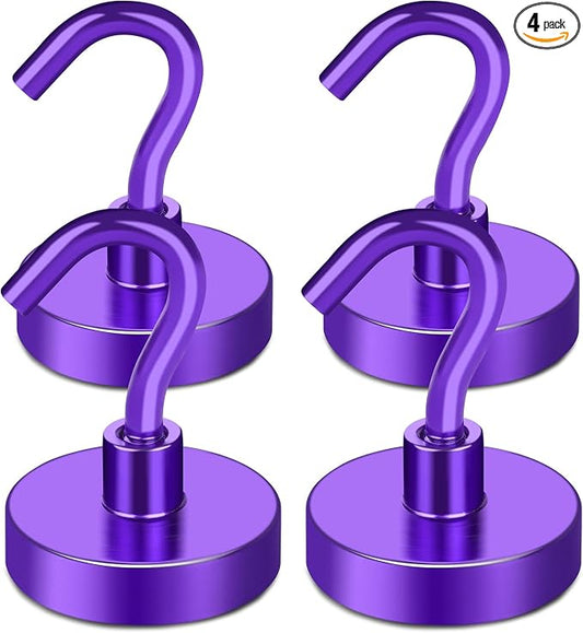 MIKEDE Magnetic Hooks, 80LB Heavy Duty Magnets by MIKEDE