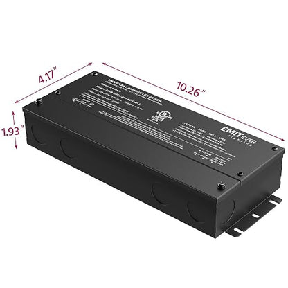 EMITEVER Dimmable Led Driver, 200W AC 110V-277V to DC 24V Transformer, 5-in-1 - Image 3
