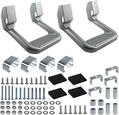 RULLINE Silver Powder Coated Truck Side Step Set - Image 3