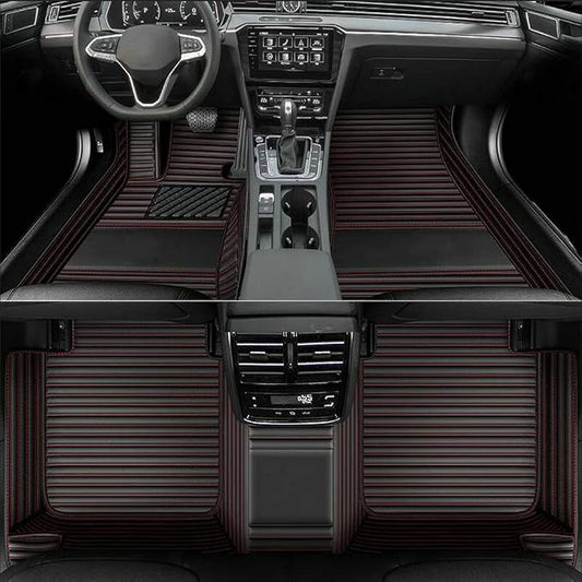 Car Floor Mats - Luxury Leather, Custom Fit by Unknown