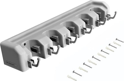 Wall Organizer with Adjustable Slots and Hooks - Image 8