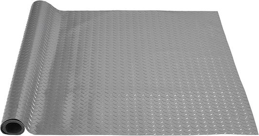 VEVOR Garage Floor Mat, 9.2 x 4.9 FT PVC Garage Flooring Roll, Non-Slip Diamond by VEVOR