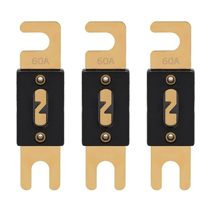 60A ANL Fuse 60 Amp Inline Blade Fuses 32V by VEXUNGA