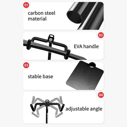 Rcool Carbon Steel Bike Stand, Adjustable 24-51in, Home Garage Parking Rack - Image 5