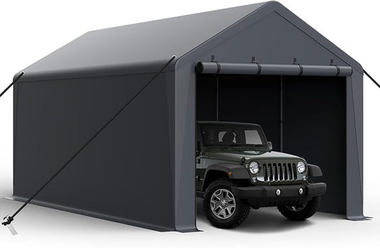 10x20FT Heavy Duty Portable Carport by Raxmolo