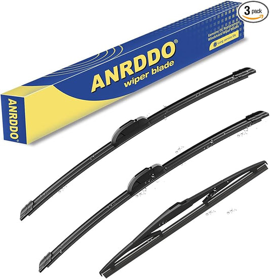 3 wipers Replacement For 2013 2014 2015 2016 Mazda CX-5 2007 2008 2009-2012 by ANRDDO