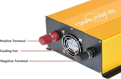 1000W Pure Sine Wave Inverter-48V DC to 110V 120V AC Power Converter - Image 3