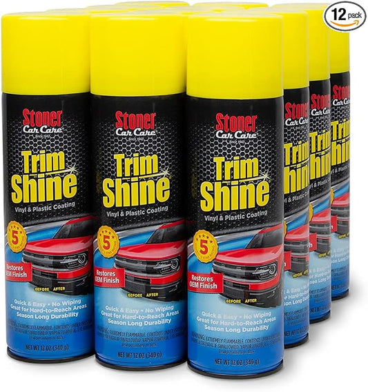 Stoner Car Care 91034-12PK Trim Shine – Vinyl and Plastic Protectant Coating by StonerCarCare