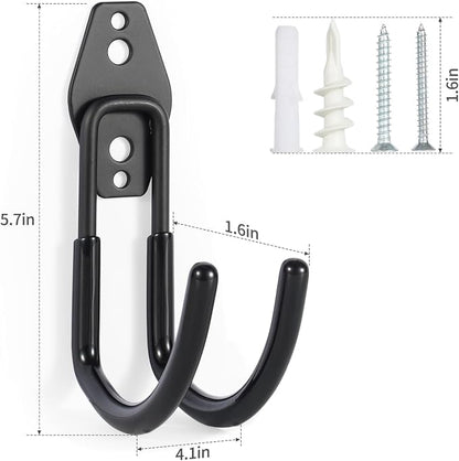 Hose Hanger Wall Mount 2 Pack, Heavy Duty Hose Holder - Image 2