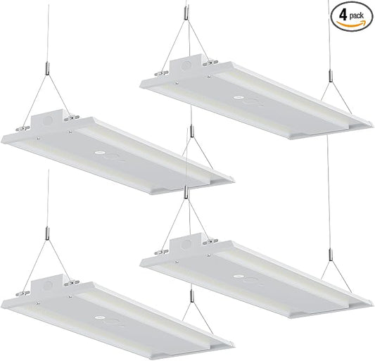 LED Linear High Bay Light, 130W 19500LM High Bay LED Shop Lights, 0-10V by JC-LGL
