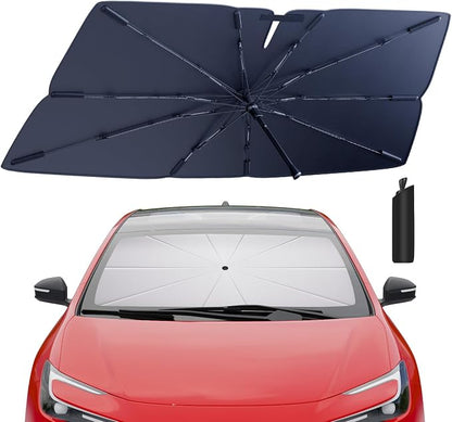 Windshield Sun Shade Umbrella for 2016-2022 Toyota Prius Hatchback Accessories: by HIMUMOY