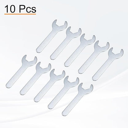 HARFINGTON 10pcs Small Wrench 25x126x2.8mm Metric U-Shaped Single Open Ended - Image 3