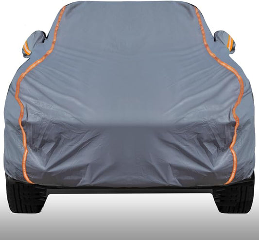 KEYOOG Universal Waterproof Heavy Weight Full Car Covers, Fit Pickup, All by KEYOOG