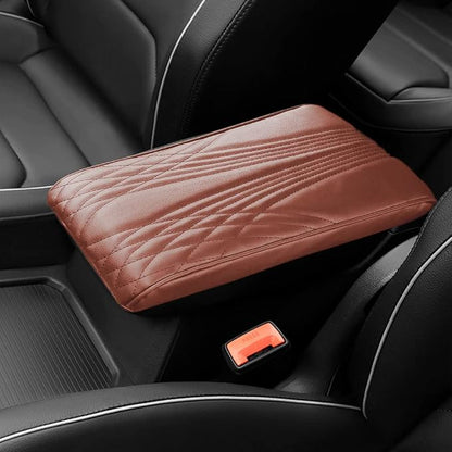 2025 Upgrade Universal Style Memory Cotton Car Armrest Box Pad, New Leather Car by Gasuio