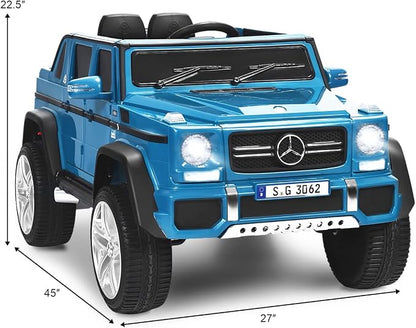 Costzon Ride on Car, Licensed Mercedes-Benz Maybach, 12V Battery Powered - Image 7