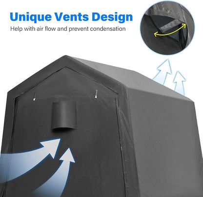 ADVANCE OUTDOOR 8x8 ft Storage Shelter Garage Tent - Image 2