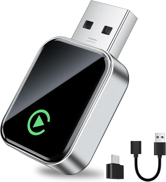 Wireless CarPlay Adapter for Apple iPhone, Fast Auto-Connect, No Latency by UANTIN