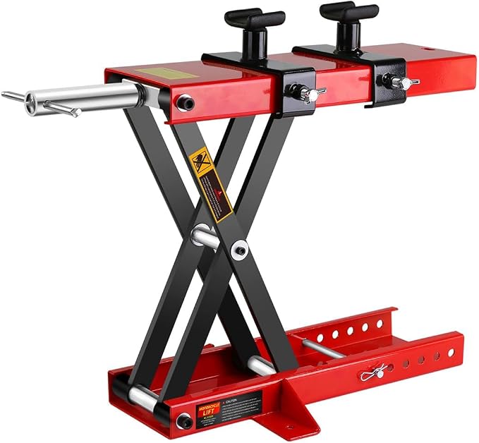 Motorcycle Scissor Lift Jack 1100LBS, Heavy Duty Bike Lift by ChicMuse
