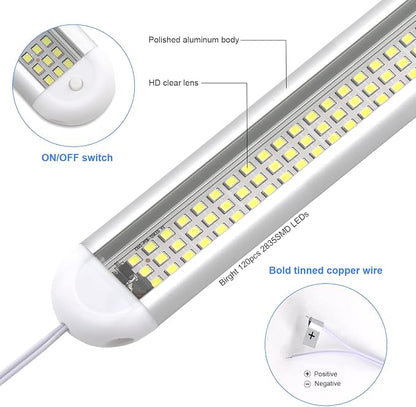 12V LED Interior Light Bar | 120LEDs 1800LM 8W DC 12 Volt led Strip Lights - Image 7