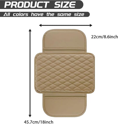 Car Center Console Cover, Upgraded Leather Arm Rest Cover - Image 2