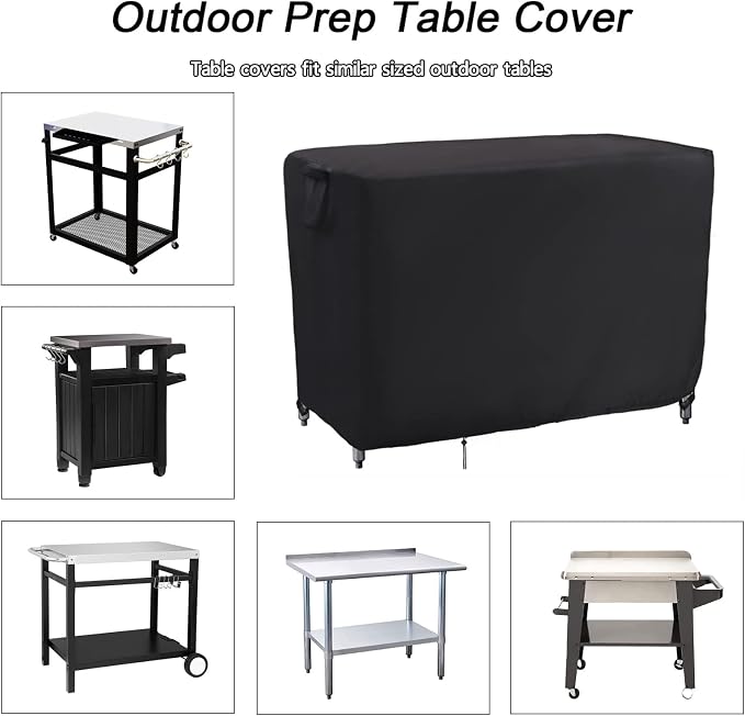 Kingling Outdoor Table Cover 48 Inch, Waterproof Stainless Steel Table Cover - Image 3
