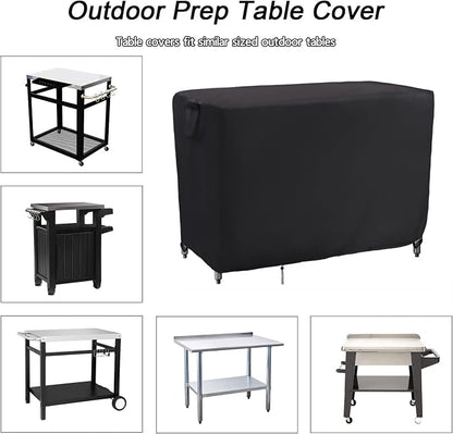 Kingling Outdoor Prep Table Covers, Waterproof Stainless Steel Table Cover - Image 2