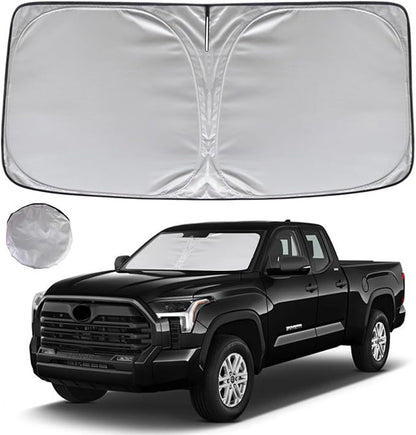 KAYZT Windshield Sun Shade for 2022-2025 2026 Toyota Tundra Foldable Sunshade by KAYZT