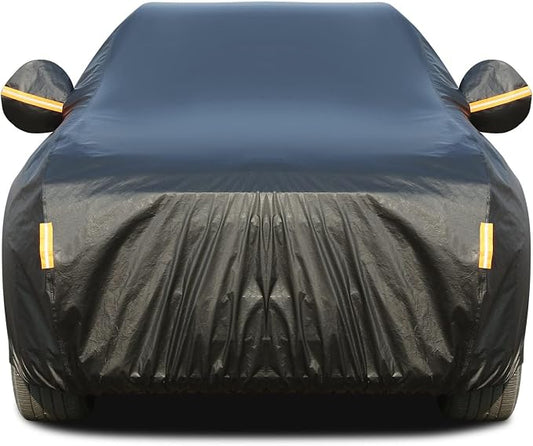 Tecoom Car Cover Waterproof All Weather, 3 Layers Car Covers by Tecoom