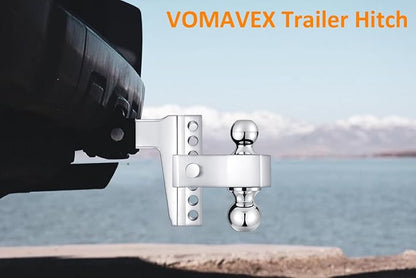 Adjustable Trailer Hitch-Drop Hitch Fits 2.5-Inch Receiver -6" Drop/Rise Tow - Image 7