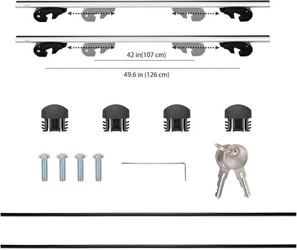 Amazon Basics Cross Rail Roof Rack, 56 inches, Fits up to 49.6" Spans between - Image 3