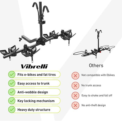 Vibrelli Hitch Bike Rack - Image 6